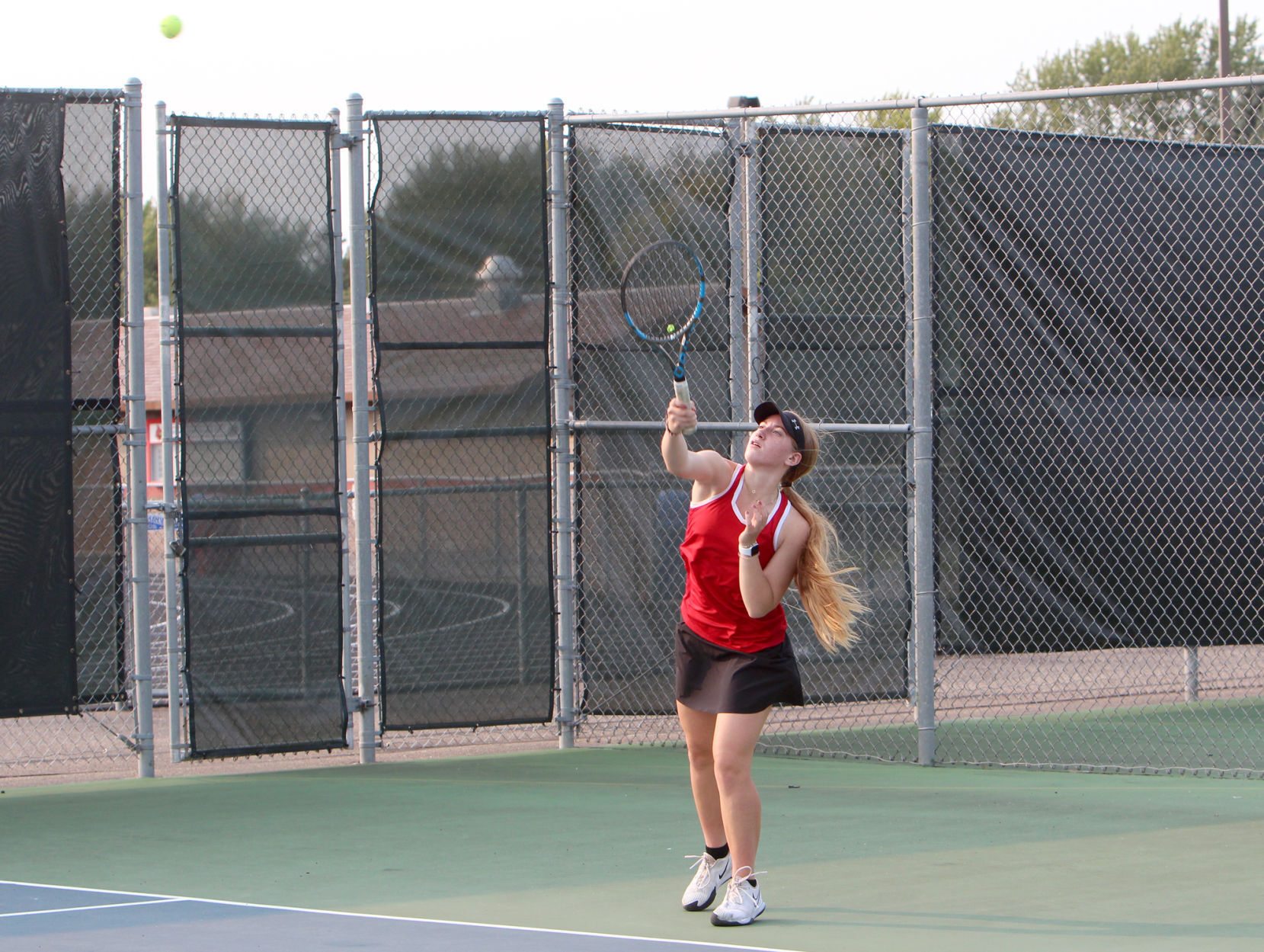 Menomonie at Chippewa Falls girls tennis 9-15-20